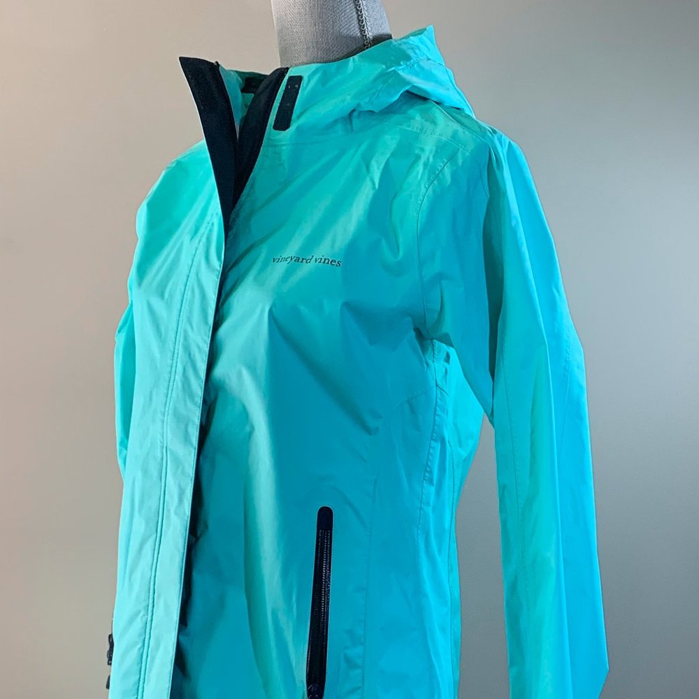 Vineyard Vines Rain Jacket - Tiffany Blue